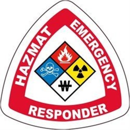 NMC HARD HAT LABEL, HAZMAT TRAINED,  HH138R